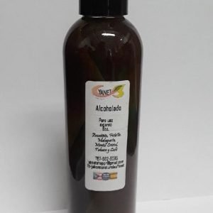 Medicinal Plants Infusion Alcohol 8oz / Alcoholado de plantas medicinales 8oz