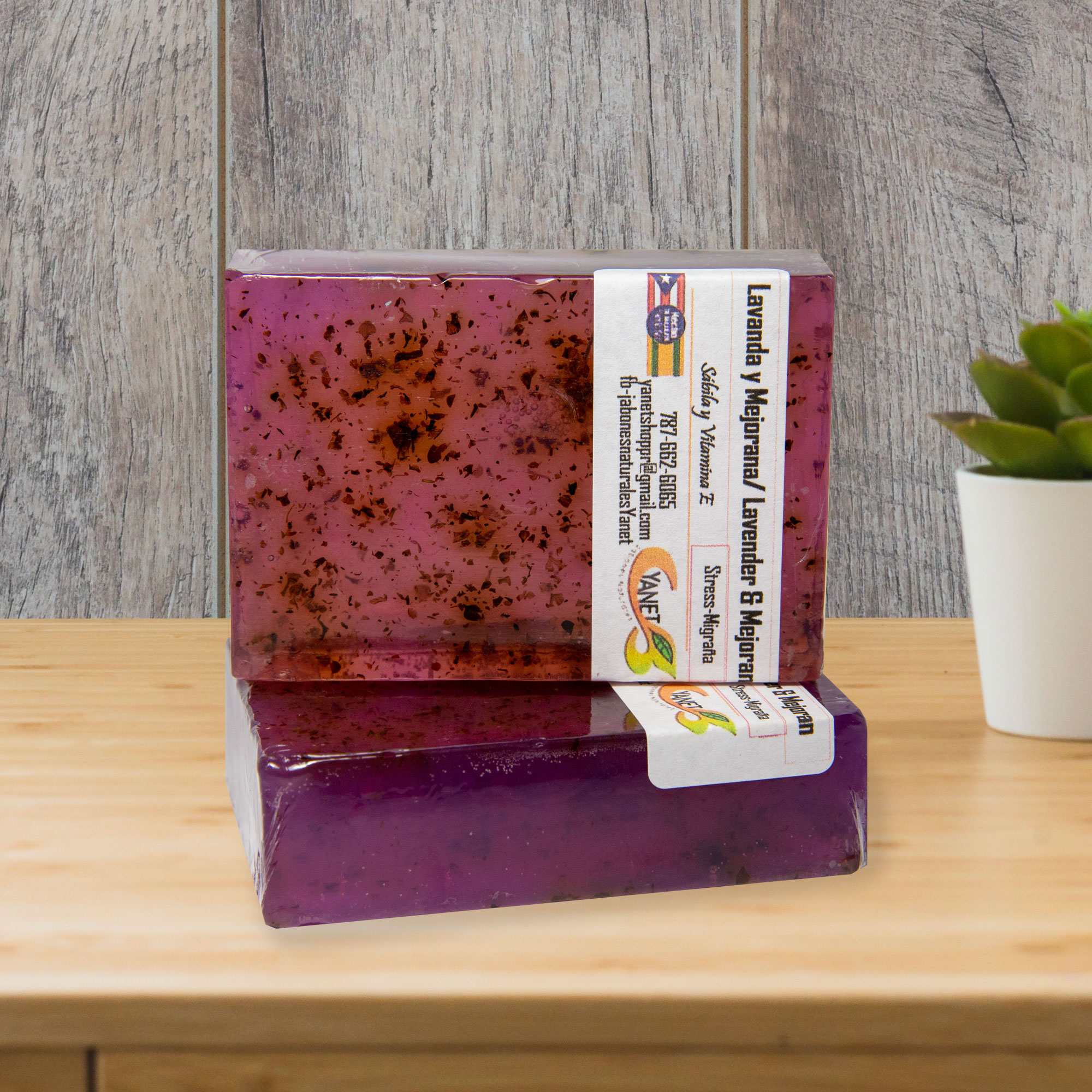Lavender and Marjoram Soap/Jabón de Lavanda Y Mejorana