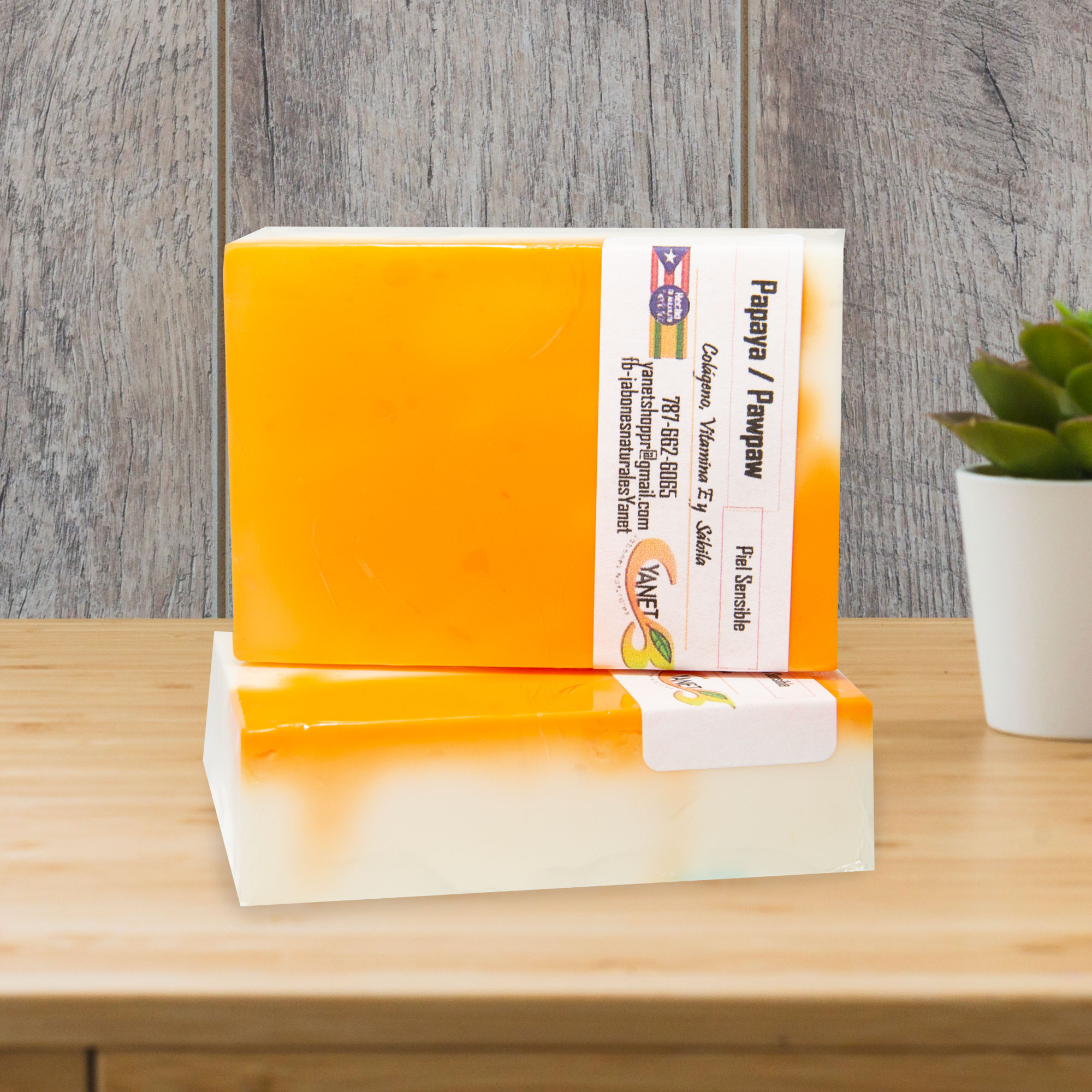 Papaya soap /Jabón de Papaya