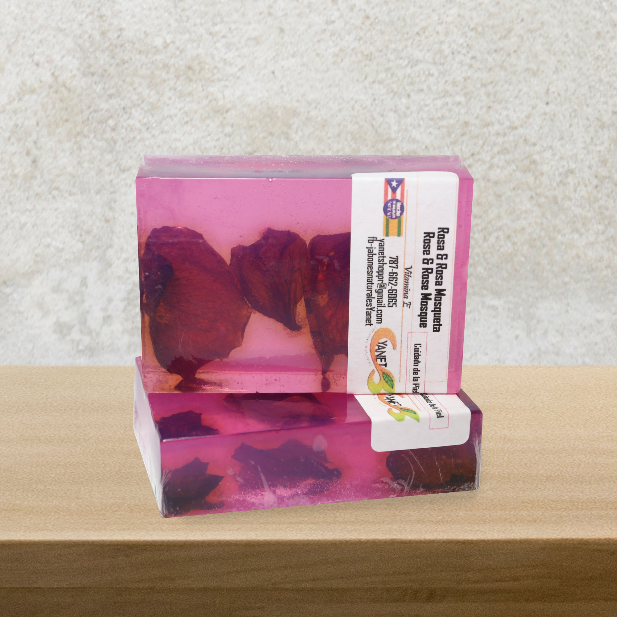 Rose with Musk Rose /Rosa- Rosa Mosqueta